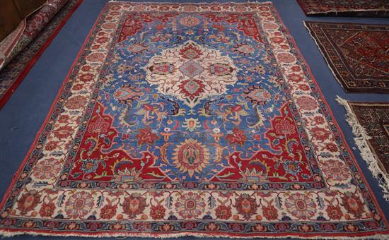 A North West Persian blue ground carpet 320 x 235cm